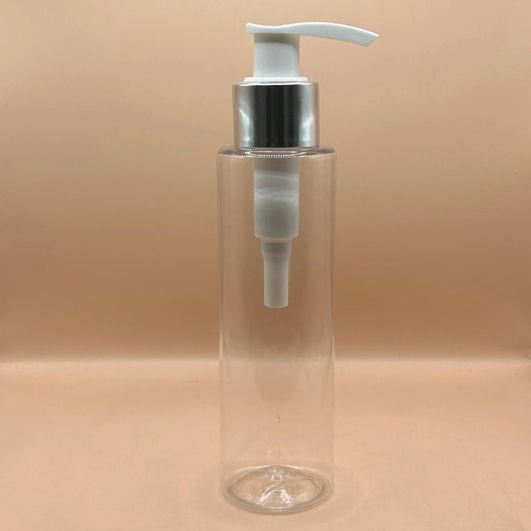 AP 100ML PET Sleek Bottle with 24/410 L1 Dispenser Pump – Perfect for Lotion, Shampoo, and More