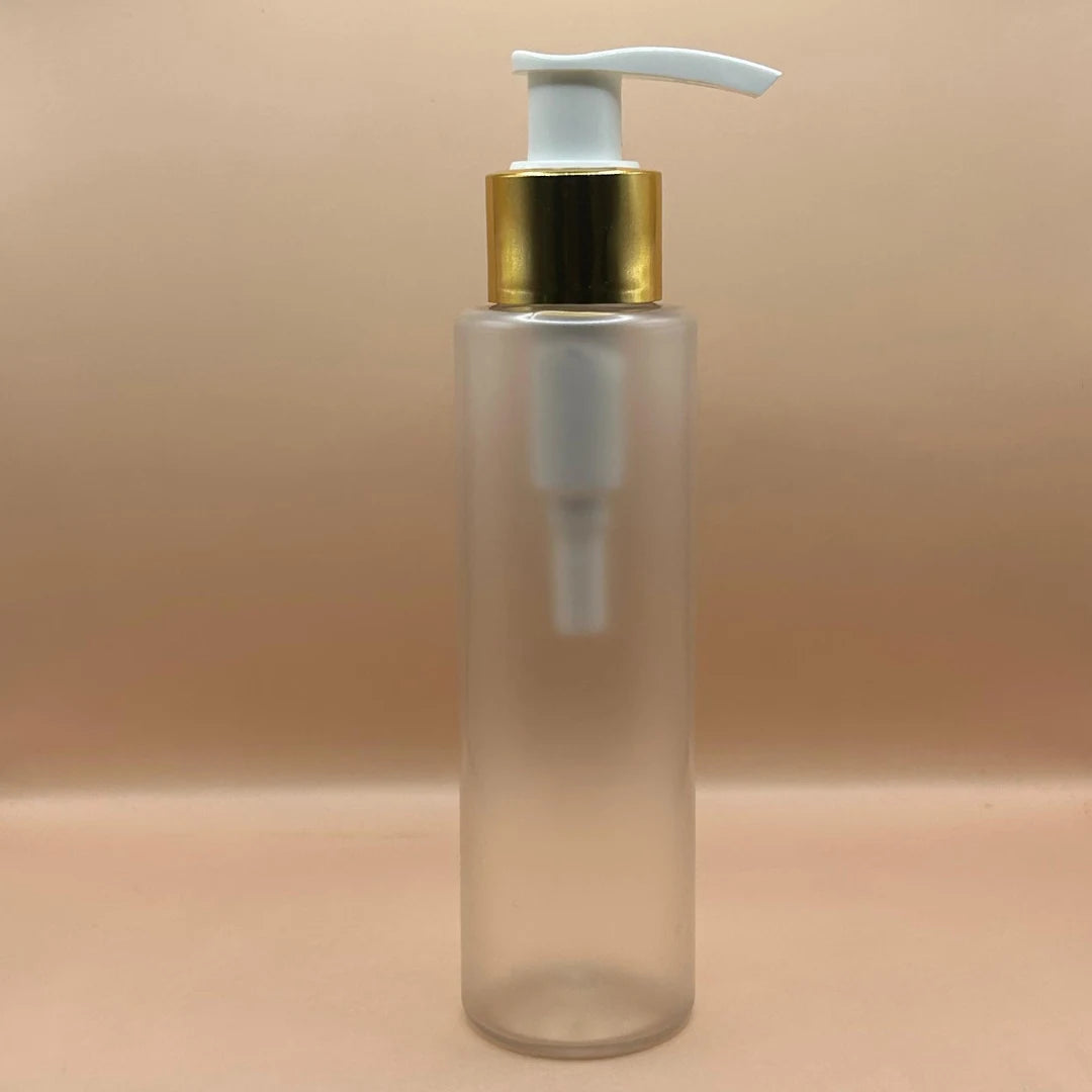 AP 100ML PET Sleek Bottle with 24/410 L1 Dispenser Pump – Perfect for Lotion, Shampoo, and More