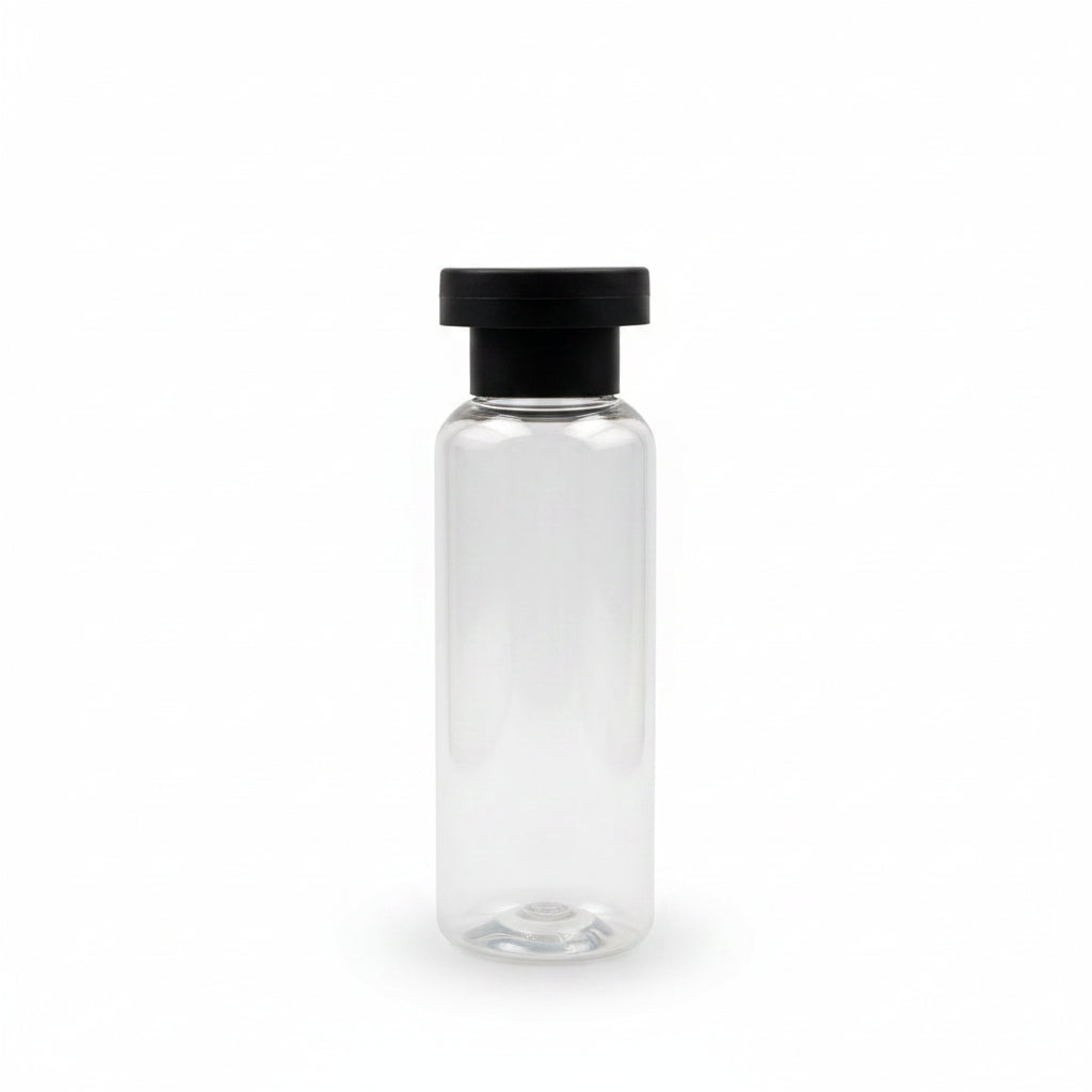 Pet Bottle 100ML PET PG Bottle With 24/410 Mushroom Flip-Top Cap | Packaging for Shampoo & Conditioner