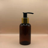 Pet Bottle AP 100ML PET Boston Bottle With 24/410 L1 Dispenser Pump – Ideal for Skincare and Personal Care