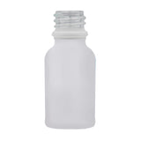 15 ml Clear Frosted Glass Bottle With 18mm Neck