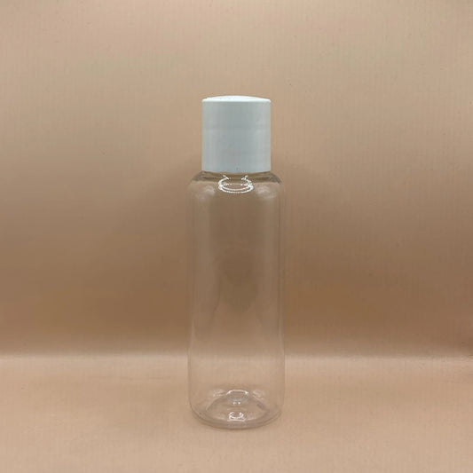 AP 100ML PET PG Bottle with 24/410 Disc-Top Cap | Ideal for Shampoo & Conditioner