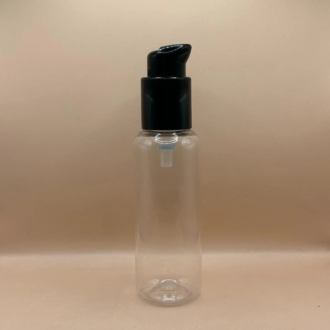 Pet Bottle 100ML PET PG Bottle With 24/410 SAPLOO Pump | Ideal for Serums & Skincare