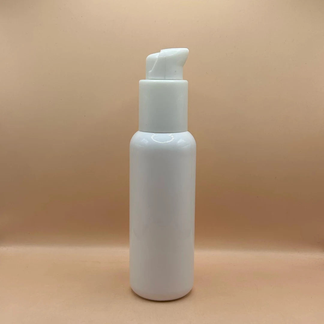 Pet Bottle 100ML PET PG Bottle With 24/410 SAPLOO Pump | Ideal for Serums & Skincare