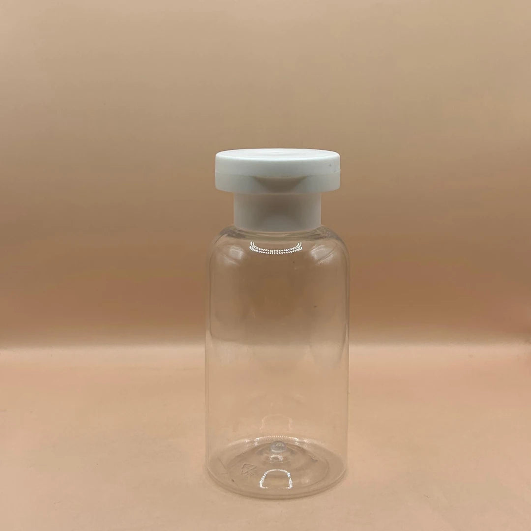 Pet Bottle AP 100ML PET Boston Bottle With 24/410 Mushroom Cap – Durable Packaging for Personal Care