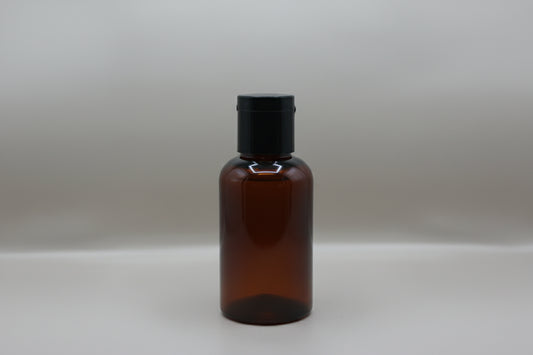 Pet Bottle AP 100ML PET Boston Bottle with 24/410 Disc-Top Cap | Premium Packaging for Skincare and Personal Care