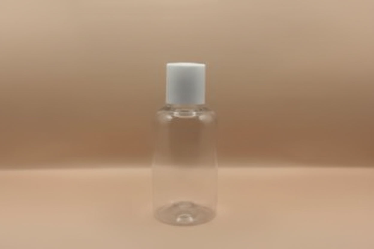 Pet Bottle AP 100ML PET Boston Bottle with 24/410 Disc-Top Cap | Premium Packaging for Skincare and Personal Care