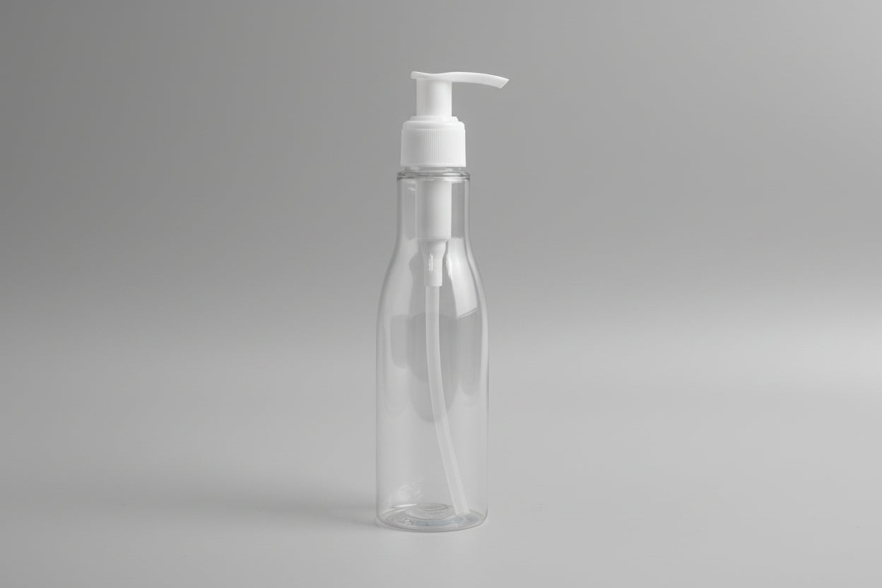 200ml PET ASTA Bottle with 24/410 Dispenser Pump