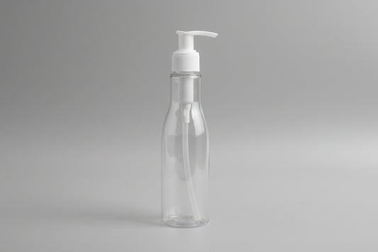 200ml PET ASTA Bottle with 24/410 Dispenser Pump