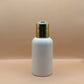 Pet Bottle AP 100ML PET Boston Bottle with 24/410 Disc-Top Cap Golden Coating | Perfect for Skincare & Personal Care