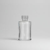 20ML Clear Flat Shoulder Glass Bottle with 20mm Neck