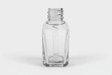 Aesthetic Pack – 20ML Clear Square Glass Bottle with 18mm Neck