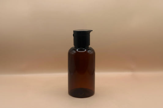 Pet Bottle AP 100ML Pet Boston Bottle With 24/410 Beak Flip-Top Cap – Premium Packaging for Personal Care