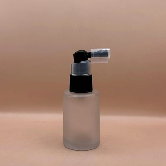 30ML Glass Flat Shoulder Bottle White with 20MM Nozzle Spray | Perfume Mist Essential Oil Bottle