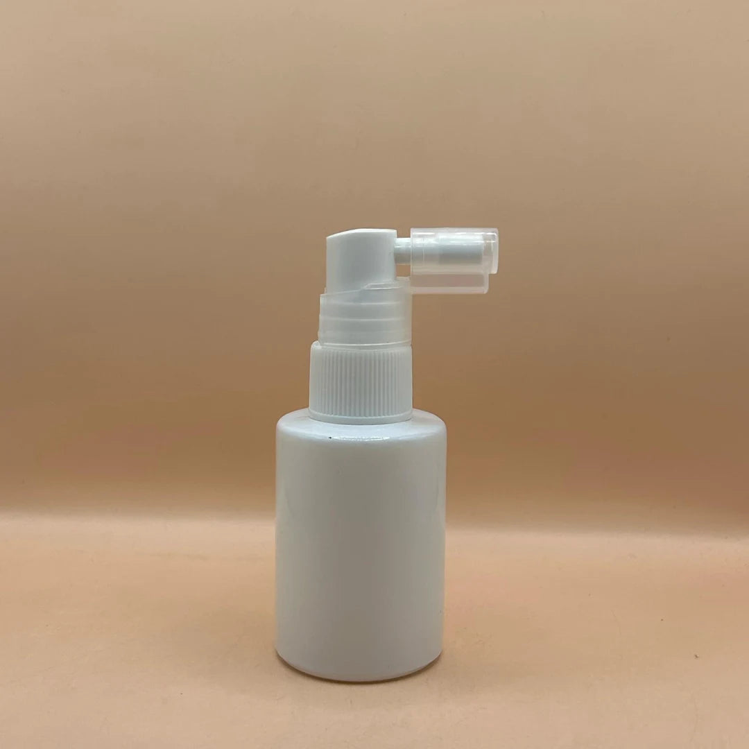 30ML Glass Flat Shoulder Bottle White with 20MM Nozzle Spray | Perfume Mist Essential Oil Bottle