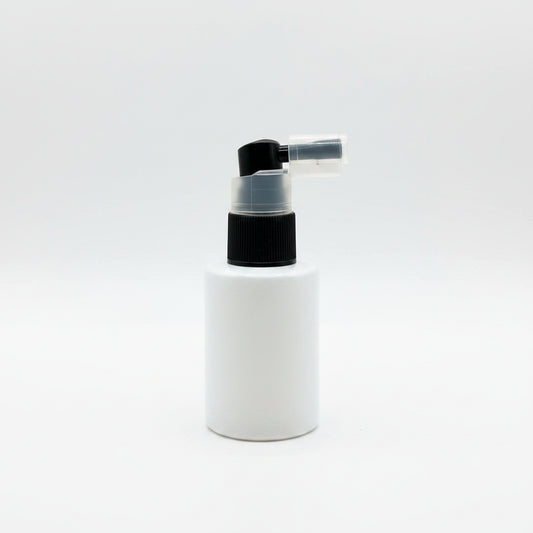 30ML Glass Flat Shoulder Bottle White with 20MM Nozzle Spray | Perfume Mist Essential Oil Bottle