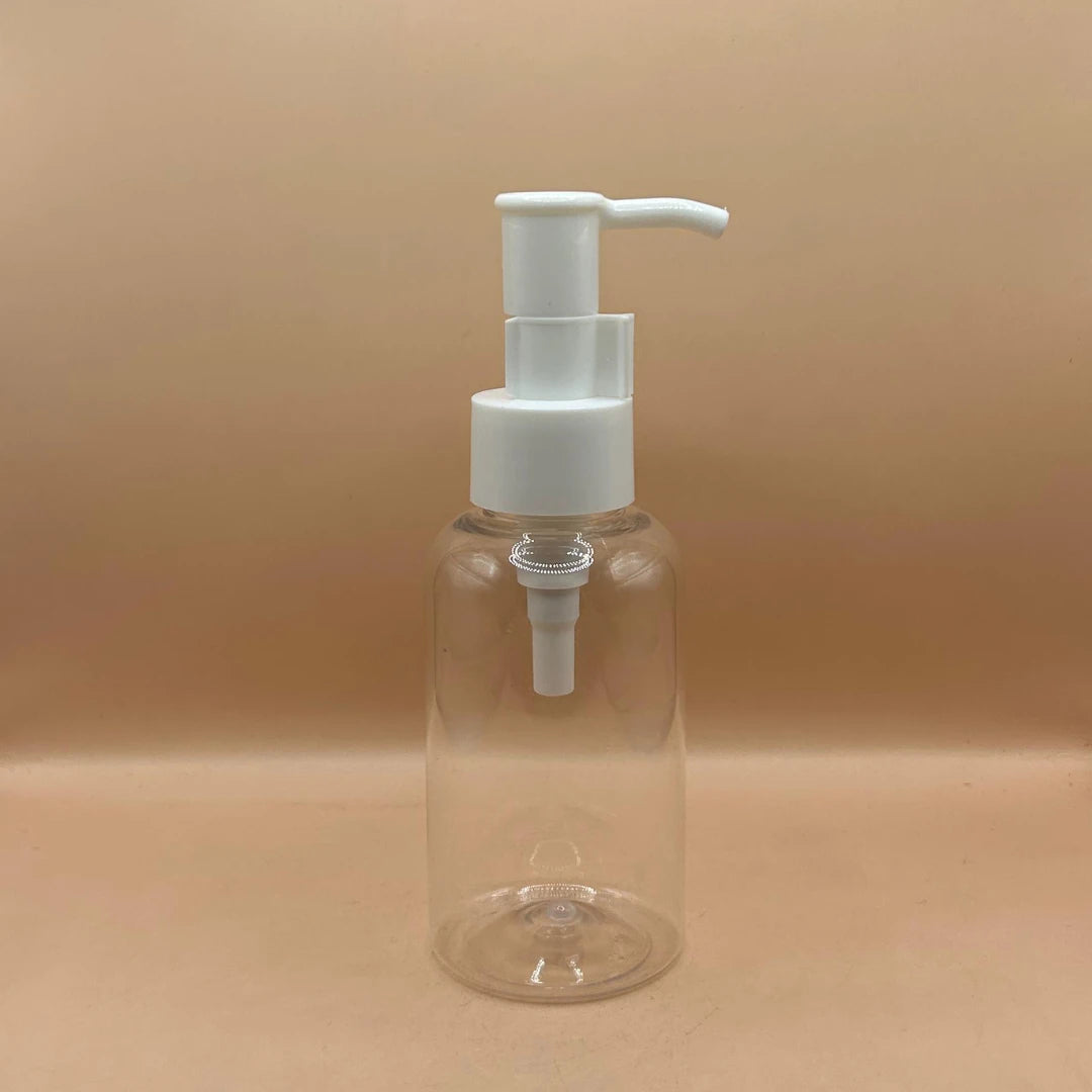 Pet Bottle AP 100ml PET Boston Bottle with 24/410 SPDPOH Pump – Premium Skincare &amp; Cosmetic Packaging