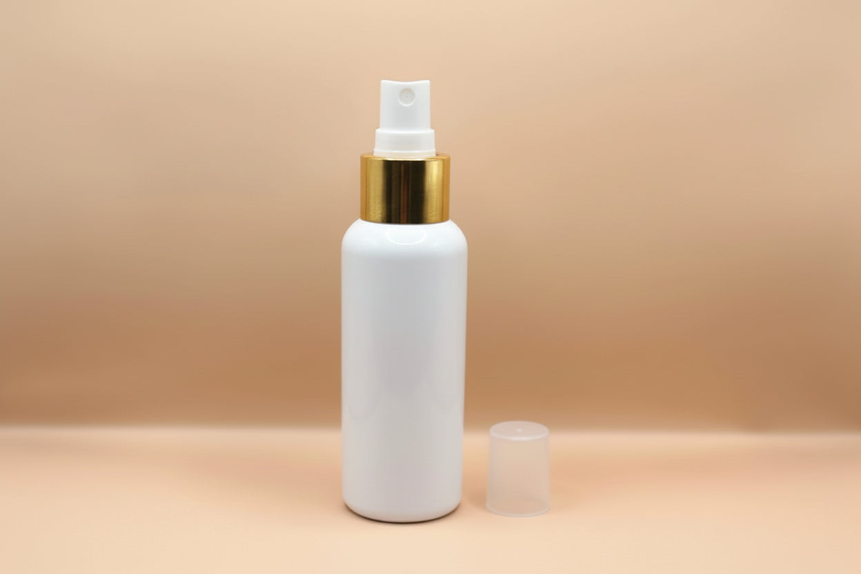 Pet Bottle AP 100ML PET PG Amber Bottle with 24/410 Mist Pump – Ideal for Perfume, Hair & Skincare Sprays