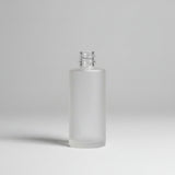 50ml Clear Frosted Flat Shoulder Glass Dropper Bottle (20mm Neck)