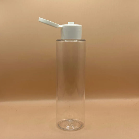 AP 100ML Pet Sleek Bottle With 24/410 Flip-Top Cap – Perfect for Personal Care Packaging