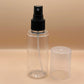 Pet Bottle AP 100ML PET Milan Bottle Clear with 24/410 Mist Pump and Over Cap Clear – Ideal for Skincare, Haircare, and Personal Care Products