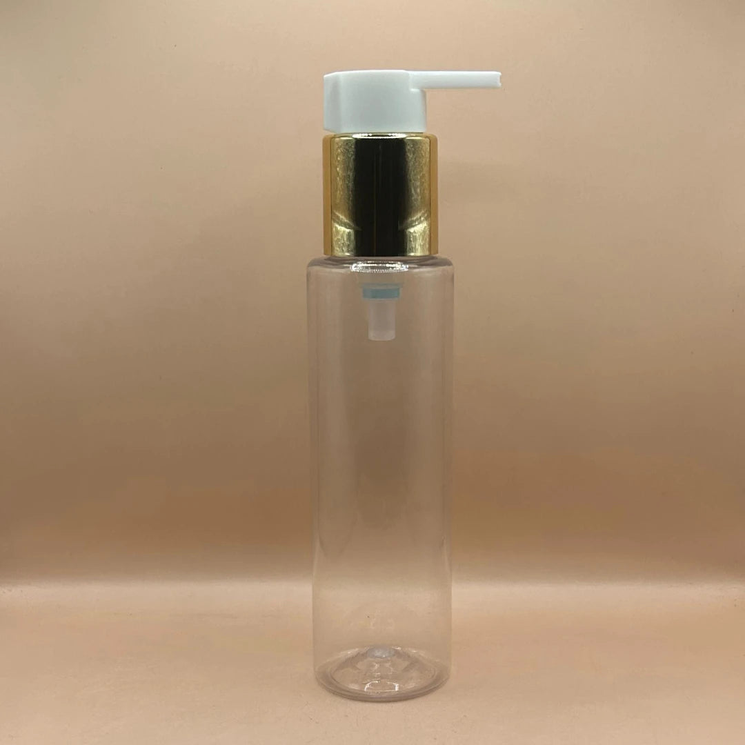 AP 100ML PET Sleek Bottle with 24/410 Long Beak Pump – Ideal for Liquids, Serums, and Oils
