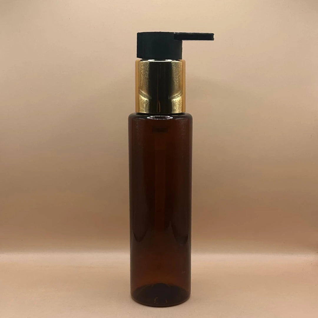 AP 100ML PET Sleek Bottle with 24/410 Long Beak Pump – Ideal for Liquids, Serums, and Oils