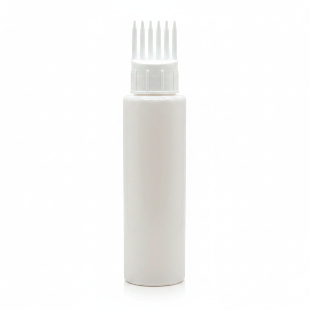 Pet Bottle 100ML PET Sleek Bottle with 24/410 Comb Applicator – Perfect for Hair Care and Personal Care Products