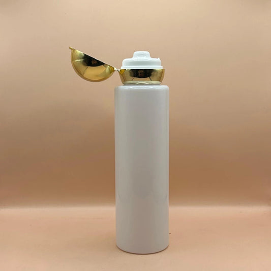 AP 100ML PET Sleek Bottle with 24/410 Dom Flip-Top Cap for Skincare and Personal Care Packaging