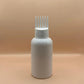 Pet Bottle AP 100ML PET Boston Bottle with 24/410 Comb Applicator – Ideal for Hair Care and Liquid Products