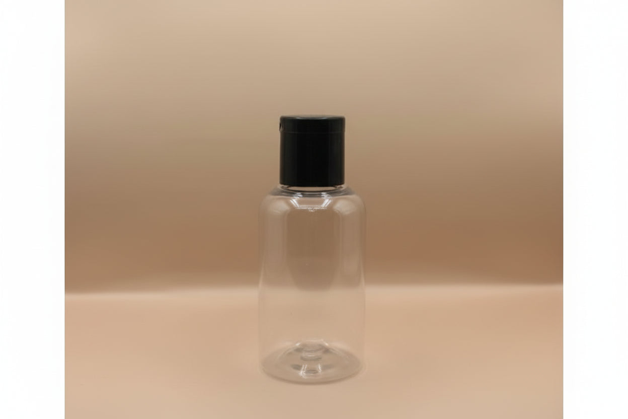 Pet Bottle AP 100ML PET Boston Bottle with 24/410 Disc-Top Cap | Premium Packaging for Skincare and Personal Care
