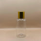 AP 100ML PET Boston Bottle with 24/410 Screw Cap Golden | Premium Packaging