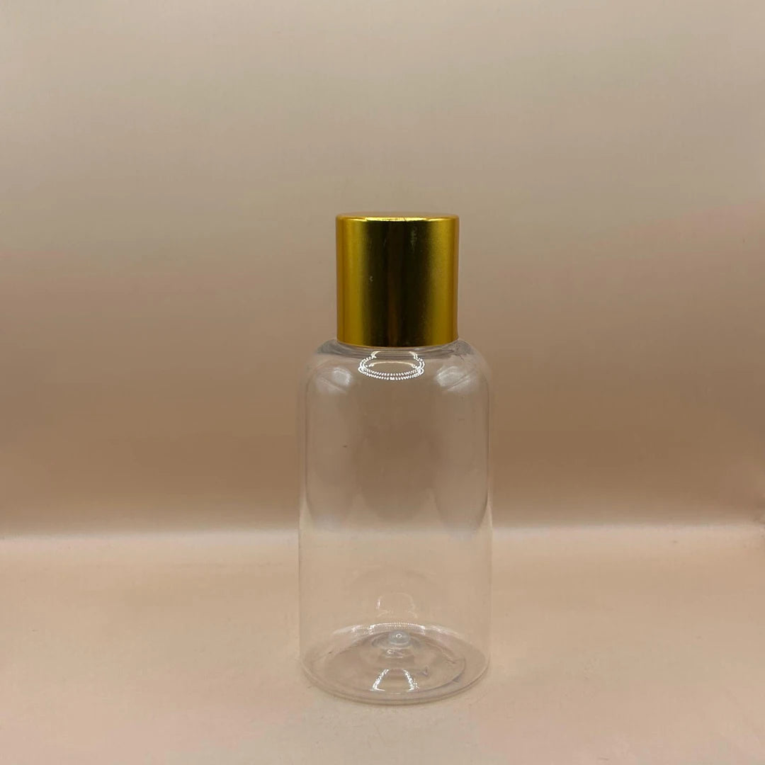 AP 100ML PET Boston Bottle with 24/410 Screw Cap Golden | Premium Packaging