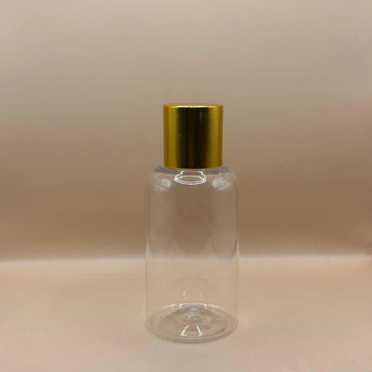 AP 100ML PET Boston Bottle with 24/410 Screw Cap Golden | Premium Packaging