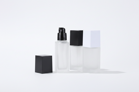 Glass Foundation Bottle for Cosmetics 30 ML