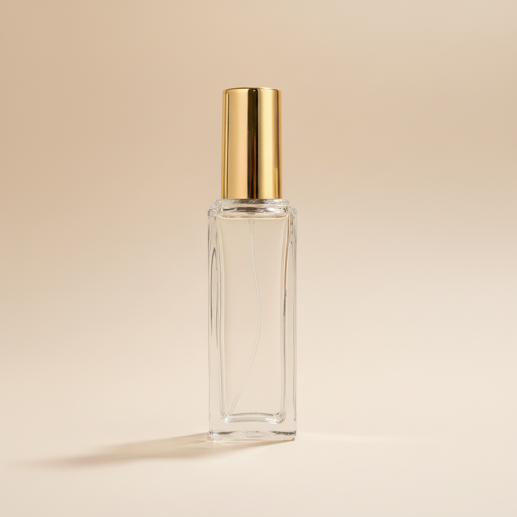 20 Ml SB SA Perfume Glass Bottle + Golden Pump + Golden Cap + Crimping Tool AP