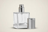 Glass Bottle 100 ml AP 24 Perfume Glass Bottle + Silver Pump + Silver Cap + Crimping Tool