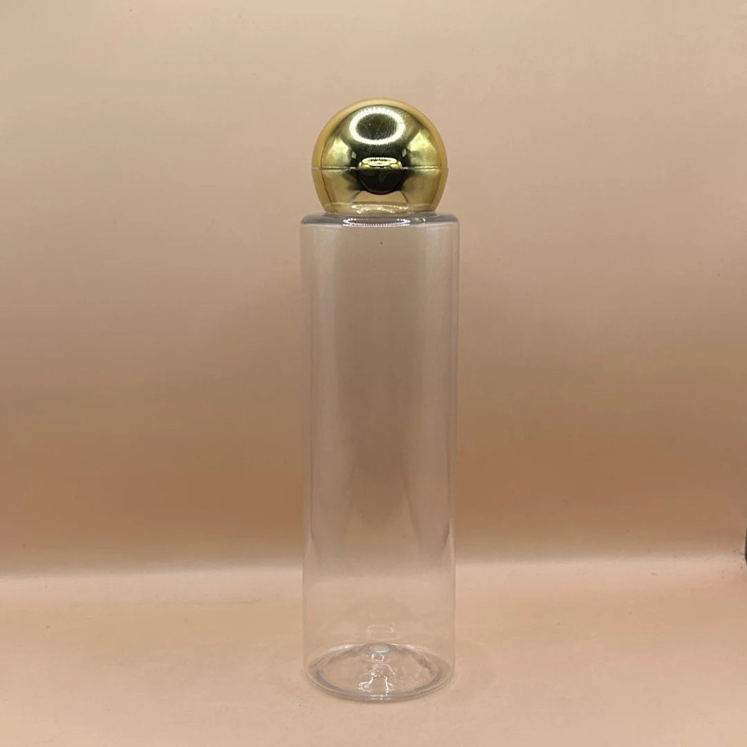 AP 100ML PET Sleek Bottle with 24/410 Dom Flip-Top Cap for Skincare and Personal Care Packaging