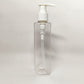 AP Square Czs Pet Bottle with Lotion/ Dispenser Pump – Clear (200ml)