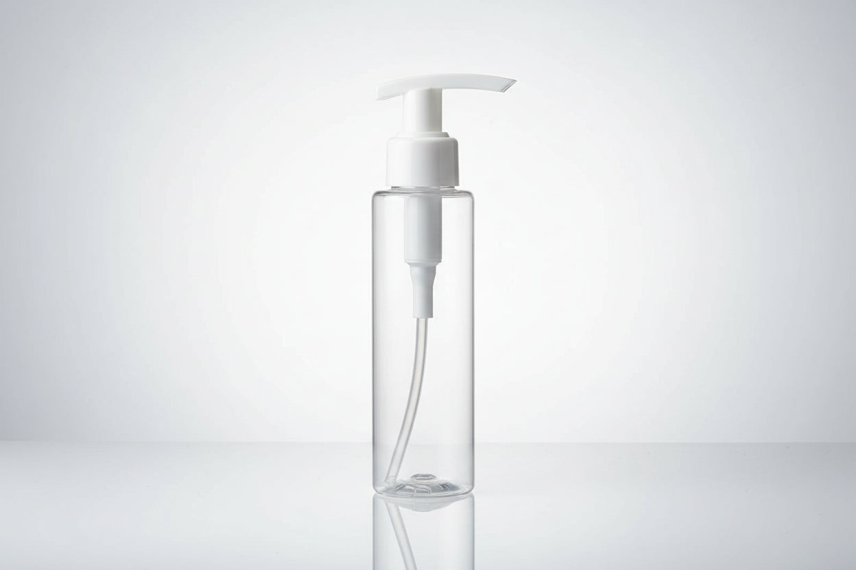 100ML PET Sleek Bottle with 24/410 L3 Dispenser Pump
