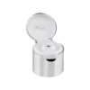 20mm-silver-metalized-flip-top-cap-1000x1000 (2) 20mm, 24mm, 25mm & 28mm 32mm 40mm 42mm Flip Top Caps