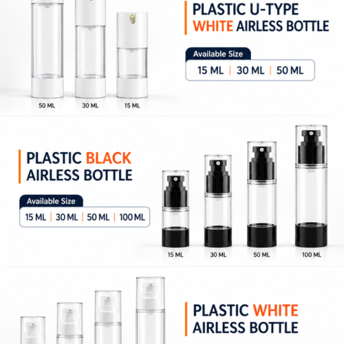 Transparent Airless Pump Bottle