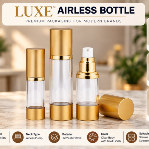 15ML 30ML 50ML 100ML LUXE AIRLESS Bottle