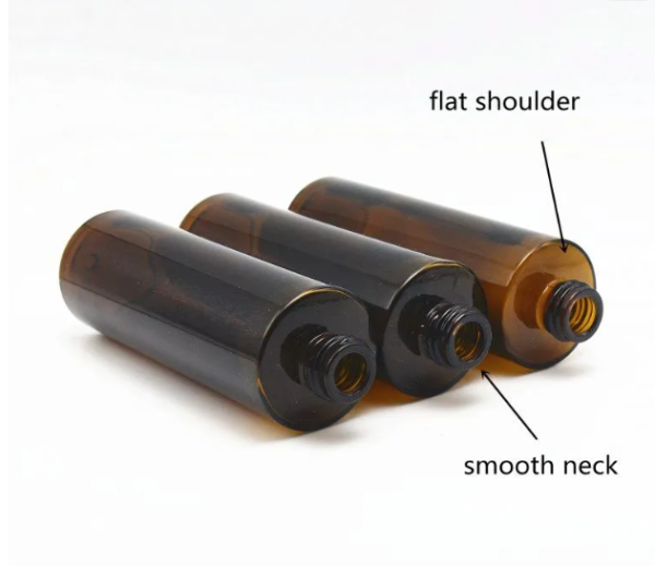 Flat Shoulder Glass Bottle