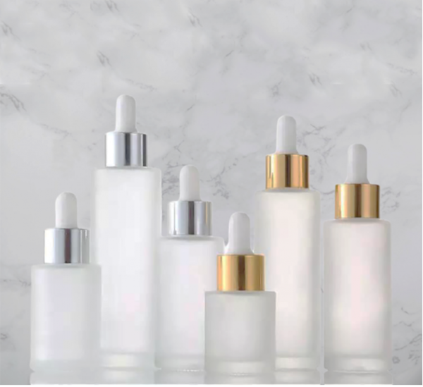Flat Shoulder Glass Bottle