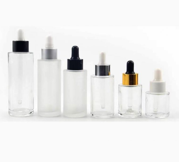 Flat Shoulder Glass Bottle