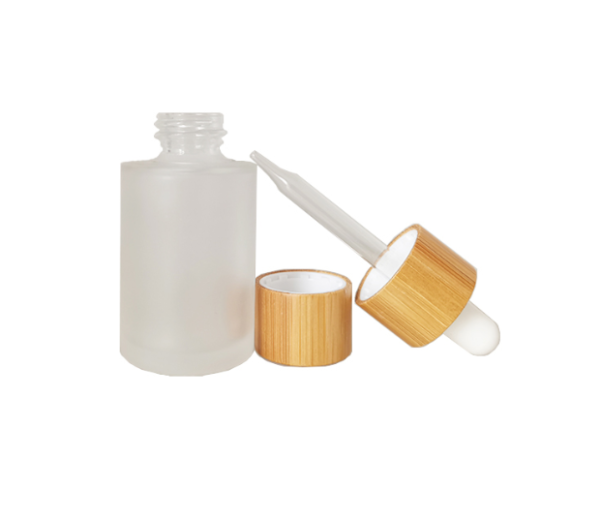 Flat Shoulder Glass Bottle